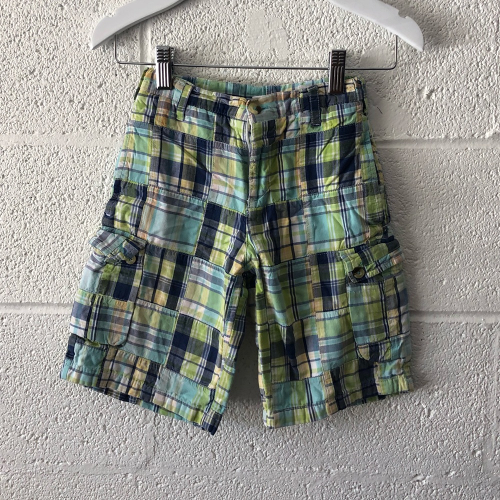 Hartstrings boys plaid shorts sz: 5